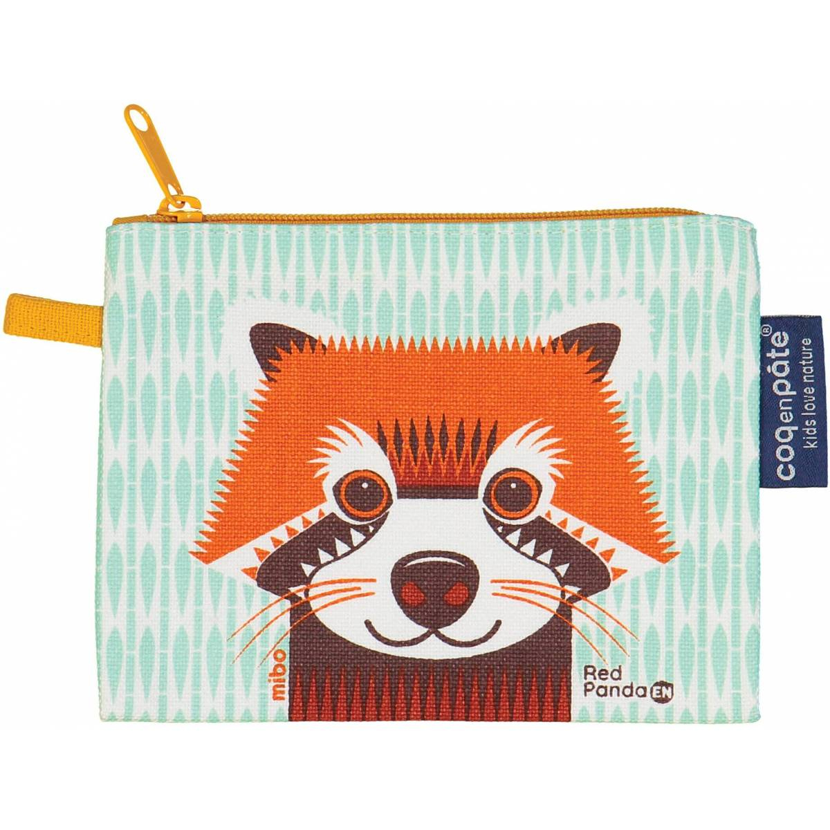 Trousse en coton BIO Lémurien Coq en pâte Trousse en coton BIO Lémurien Coq en pâte