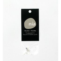 Boucles d'oreilles perle Howlite