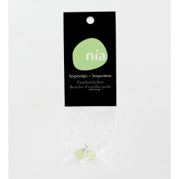 Boucles d'oreilles perle Serpentine