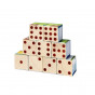 Puzzle - 9 cubes en bois - Animaux et chiffres