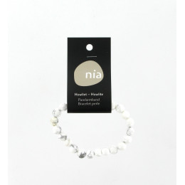 Bracelet perle Howlite