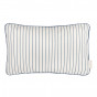Coussin Jazz - 45 x 30 cm - Blue Thin Stripes & Natural