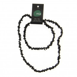 Collier baroque 90 cm Onyx