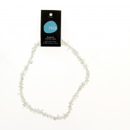 Collier baroque 45 cm Cristal de roche