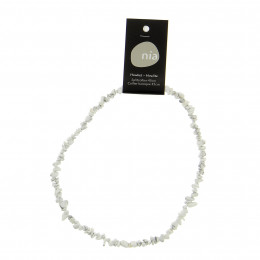 Collier baroque 45 cm Howlite