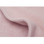 Couverture Berceau Basic Knit - Pale Pink & Fleece - 75 x 100 cm