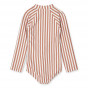 Maillot de bain Magali - Y/D Stripe: Tuscany rose / Creme de la creme