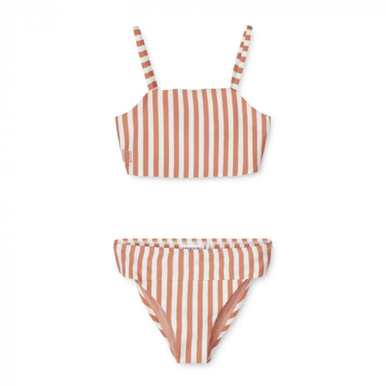 Bikini Lucette - Y/D Stripe: Tuscany rose / Creme de la creme