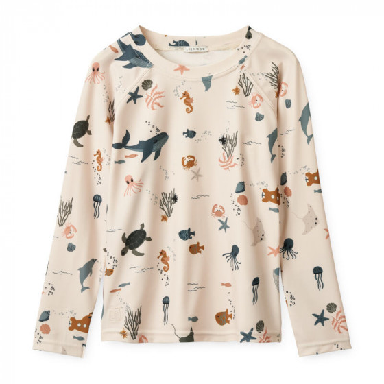 T-shirt de bain manches lingues Noah - Sea creature / Sandy