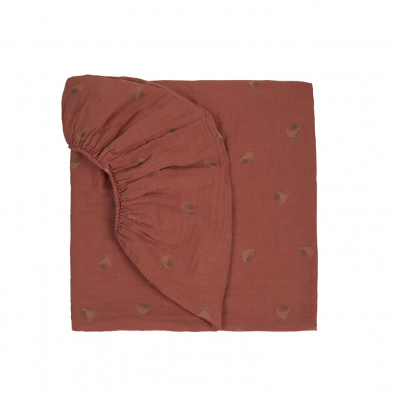 Wabi Sabi Drap housse imprimé 70x140x15 - Blossom Rosewood