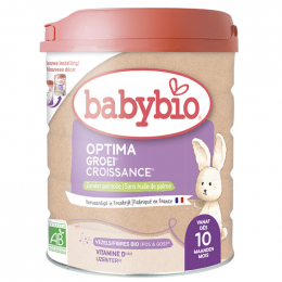 BABYBIO Lait de Suite 2 Optima - De 6 à 12 mois - 800 g