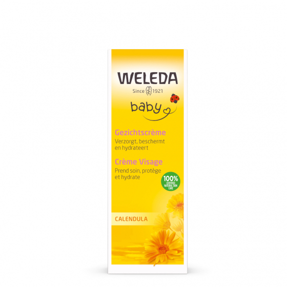 Crème protectrice visage bébé au calendula - 50 ml