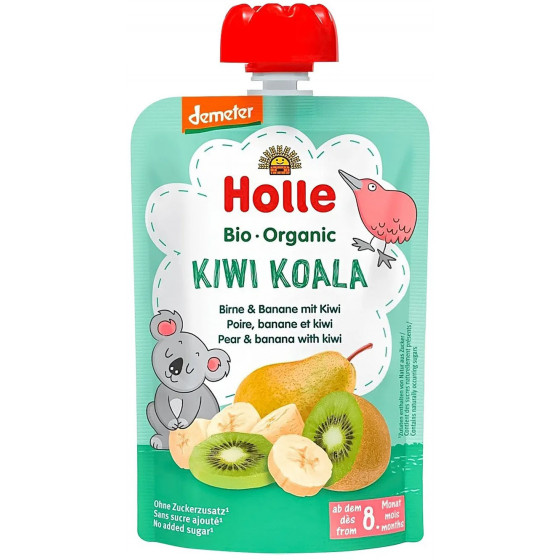 Kiwi Koala - Gourde poire, banane et kiwi - 100g - Holle