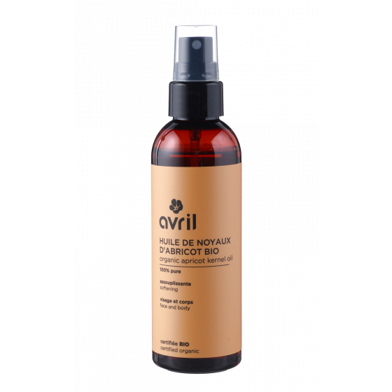 Huile de noyaux d'abricot 100ml – Certifiée bio - Avril Huile de noyaux d'abricot 100ml – Certifiée bio - Avril