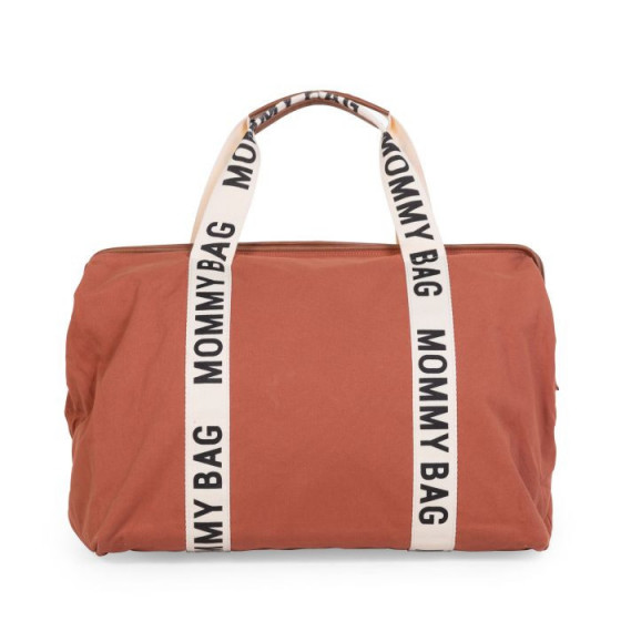 Sac Mommy Bag - Signature Canvas - Terracotta