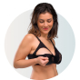 Soutien-gorge d'allaitement Soft Silk - Noir