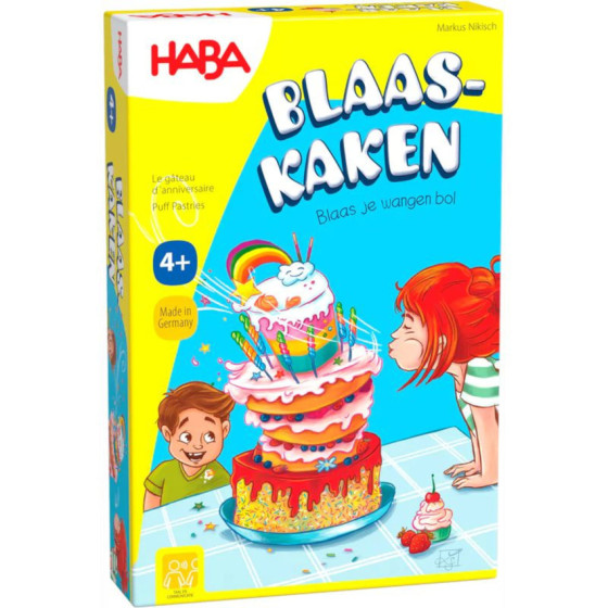 Haba - Jeu de société Le gâteau d'anniversaire dès 4 ans - Version néerlandophone