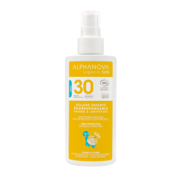 Crème solaire enfant BIO SPF 30 visage & corps - Alphanova