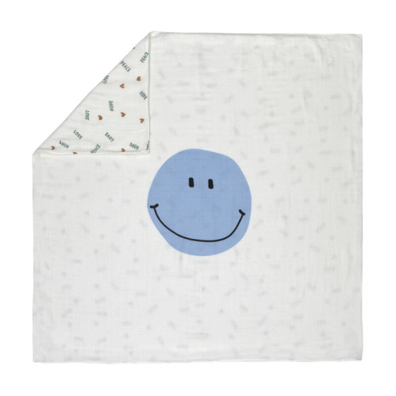 Couverture 100 x 100 cm Happy Rascals - Smile - Laessig