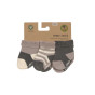 Lot de 3 paires de chaussettes - Terry anthracite & taupe