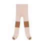 Collants - Block Stripe Powder pink & Caramel