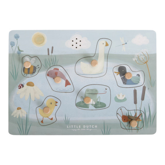 Puzzle sonore des animaux FSC - Little Dutch Puzzle sonore des animaux FSC - Little Dutch
