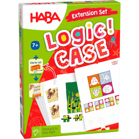 Jeu - Logic! CASE - kit d'extension 7+ - Animaux sauvages (boîte allemande avec instructions en français)
