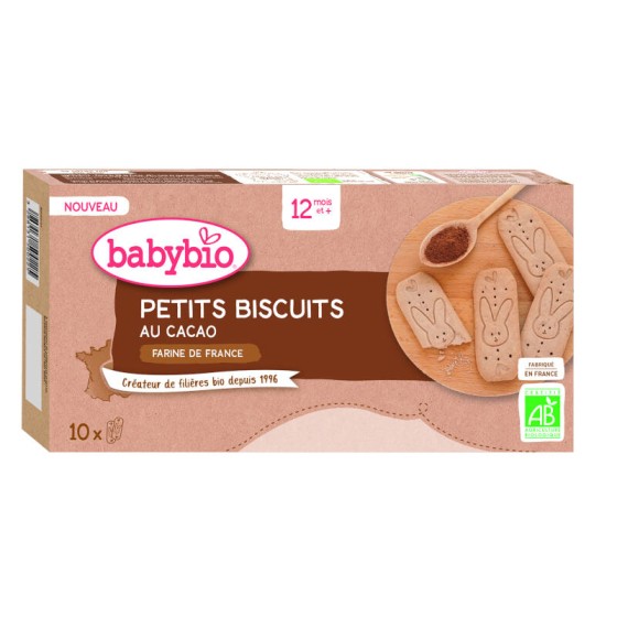 Petits Biscuits Cacao 160g - BABYBIO Petits Biscuits Cacao 160g - BABYBIO