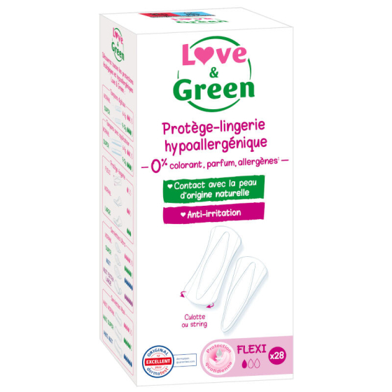 Protège-slips Anti-irritations - Flexi - 28 pièces 