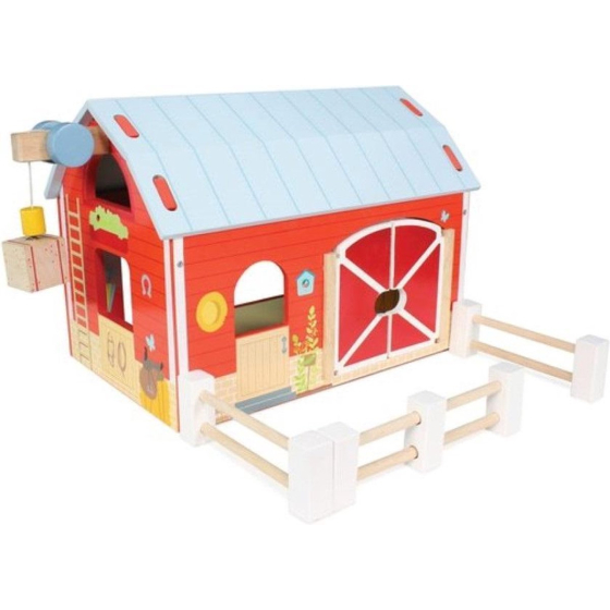 Jouet grange rouge en bois - Le Toy Van