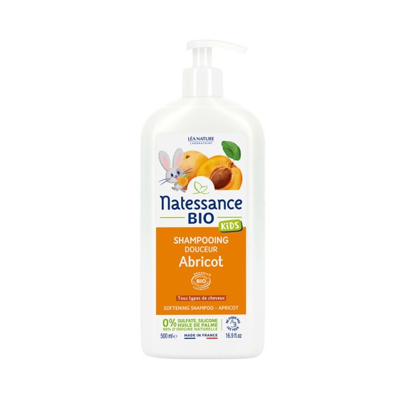 Shampooing enfant Ultra douceur Bio - Abricot - 500 ml Shampooing enfant Ultra douceur Bio - Abricot - 500 ml