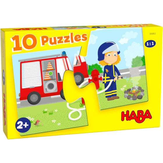 10 puzzles - Véhicules d?intervention - Haba