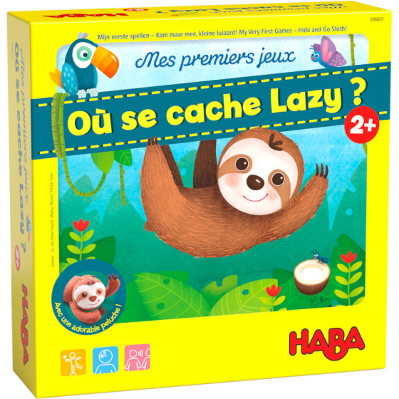 Mes premiers jeux - Où se cache Lazy? - Haba