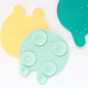 Antidérapants pour bain Grippi - Méduses 8pcs vert/jaune - Quut
