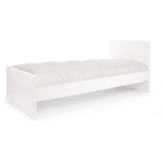 Childhome - Quadro White Lit Junior 90x200 cm + Sommier et Lattes