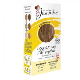 Coloration naturelle 100% végétale blond foncé 2 x 50 g - Les couleurs de Jeanne