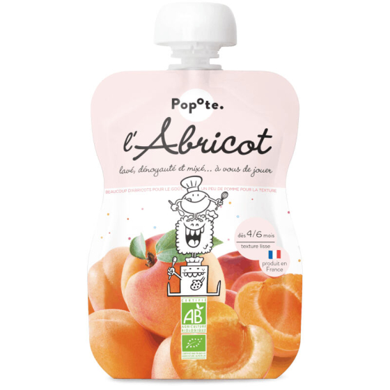 Gourde abricot 120g - Popote