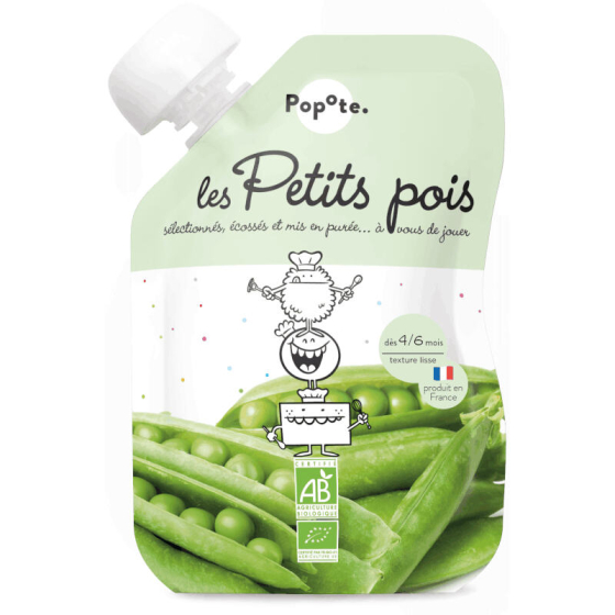 Gourde Petits pois 120g - Popote