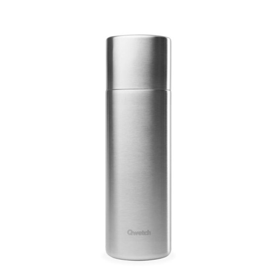 Thermo inox isotherme - Inox brossé - 750ml - Qwetch