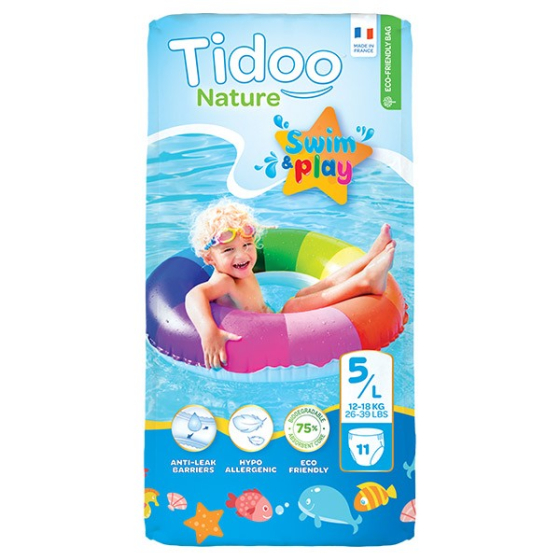 Couche maillot de bain eco jetable - 12 à 18 kg- Tidoo