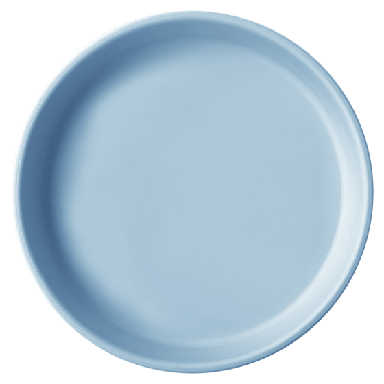 Assiette basique - Mineral Blue