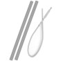 Set de 2 pailles et brosse - Grey