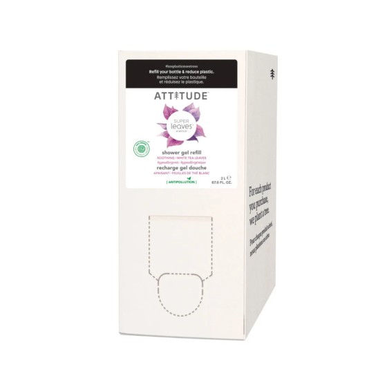 Eco-recharge gel douche Apaisant Super leaves 2L - Attitude Eco-recharge gel douche Apaisant Super leaves 2L - Attitude