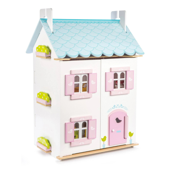 Maison de poupée en bois Blue Bird Cottage - Le Toy Van