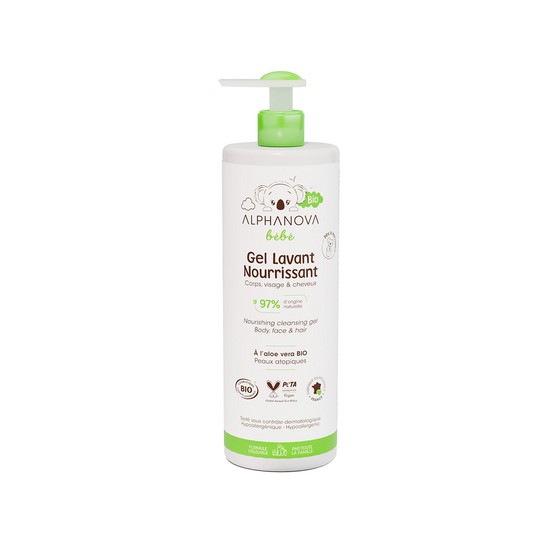 Gel Bio lavant nourrissant - 500ml - Peau sèche ou atopique Gel Bio lavant nourrissant - 500ml - Peau sèche ou atopique