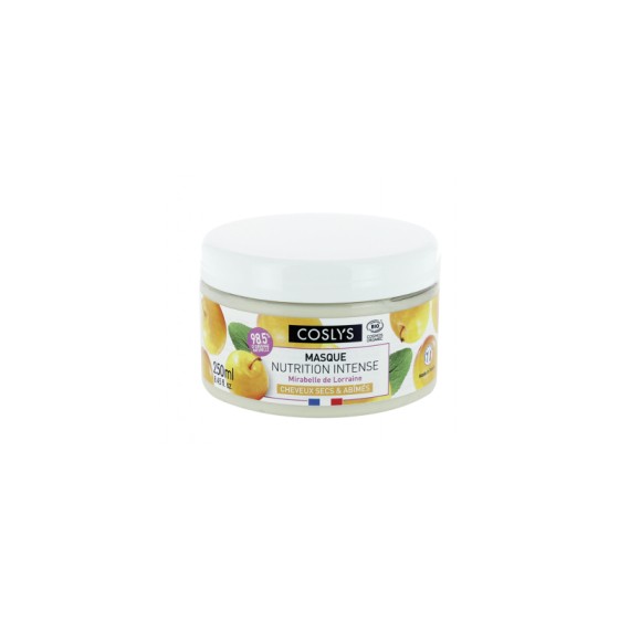 Masque Bio nutrition intense Cheveux secs et abîmés 250 ml - Coslys Masque Bio nutrition intense Cheveux secs et abîmés 250 ml - Coslys