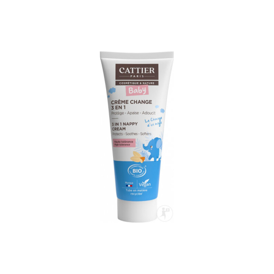 Crème protectrice pour le change 75 ml - Cattier