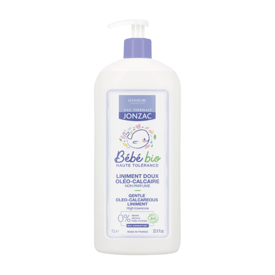 Liniment BIO doux oleo-calcaire sans sels d'aluminium BIO Bébé 1 L - Jonzac