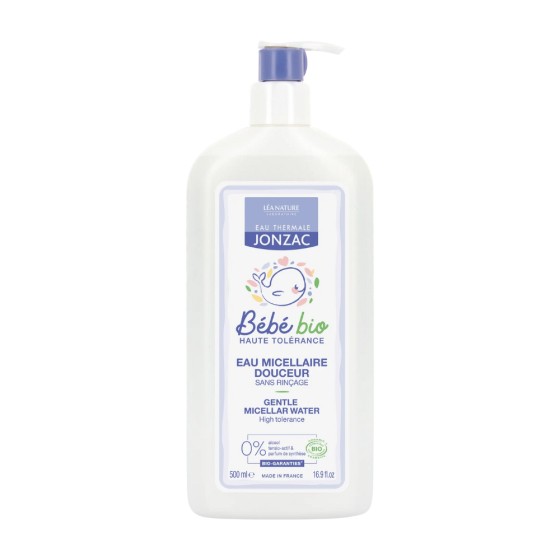 Eau micellaire douceur sans rinçage BIO Bébé 500 ml - Jonzac Eau micellaire douceur sans rinçage BIO Bébé 500 ml - Jonzac