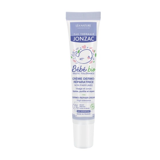 Crème dermo-réparatrice sans parfum BIO Bébé 40 ml - Jonzac Crème dermo-réparatrice sans parfum BIO Bébé 40 ml - Jonzac